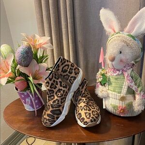 Leopard Print Slip-On Sneakers